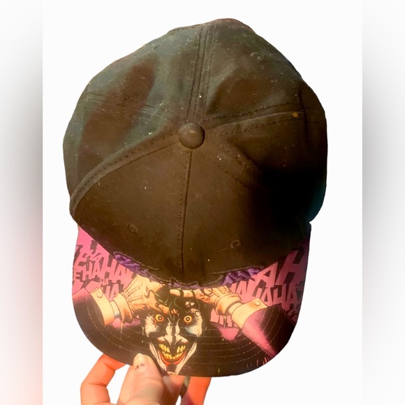 DC Comics Batman Joker Sublimated Bill Snapback Hat “HAHA”s classic Batman - Picture 6 of 9